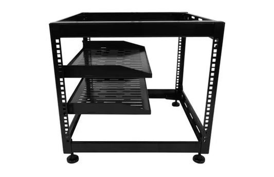Sanus CFR1610-B1 10U AV Rack Stackable Open Frame Rack
