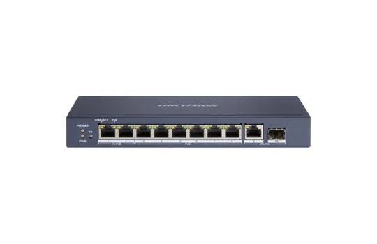 Hikvision 10-Port Gigabit PoE Unmanaged Switch