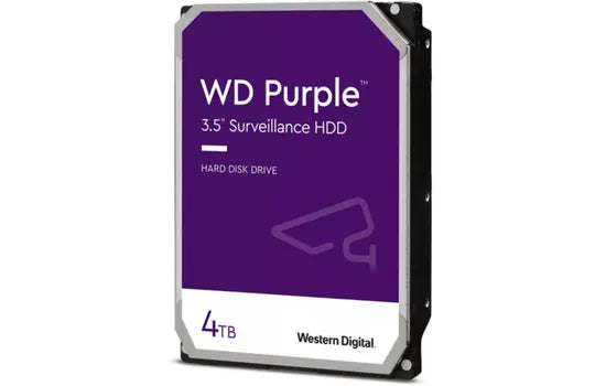 WD Purple Surveillance Hard Drive - 4TB
