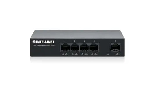 Intellinet 5-Port Gigabit Ethernet PoE+ Switch