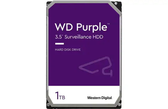 WD Purple Surveillance Hard Drive - 1TB