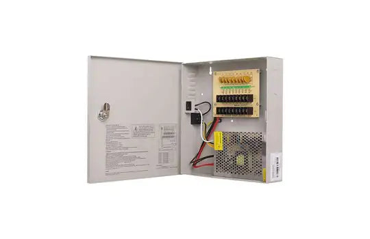9-Channel 10A CCTV Power Supply