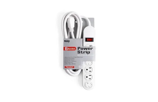 Power Strip 6 Outlet - 9 Feet