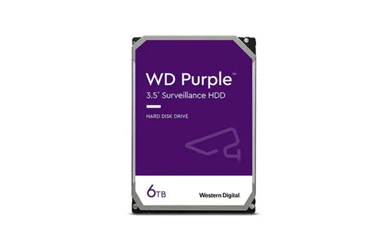 WD Purple Surveillance Hard Drive - 6TB