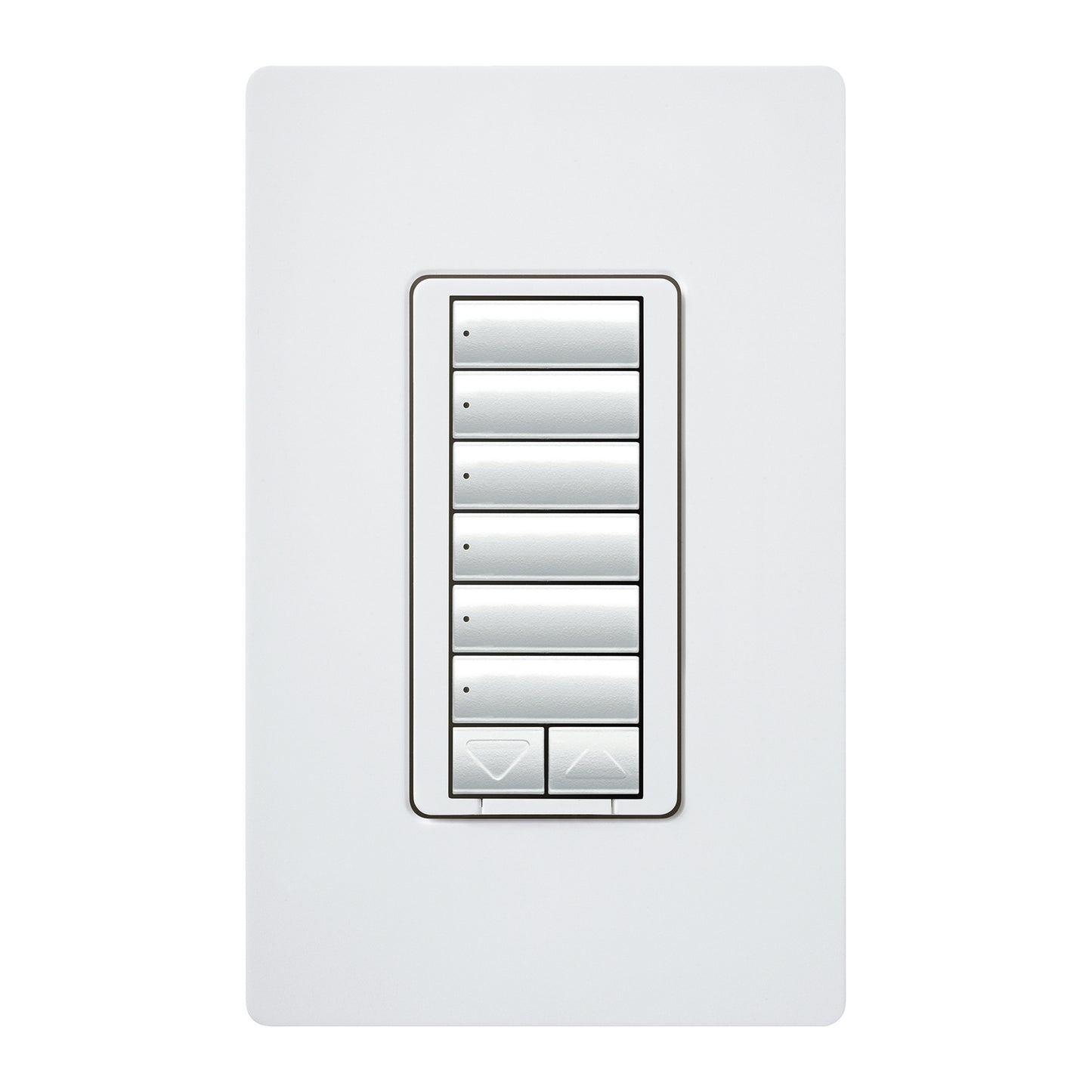 Lutron RadioRA 2 seeTouch LED+ Hybrid Keypad LUT-RRD-HN6BRL-WH