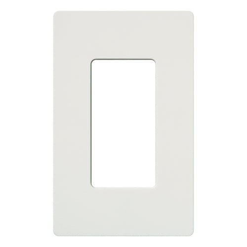 Claro 1-Gang Screwless Wallplate - White CW-1-WH