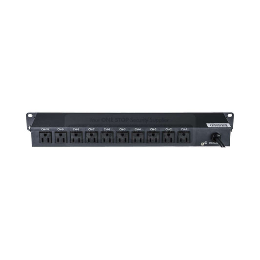 Rack Mount Power Strip with 10 Individual Switches