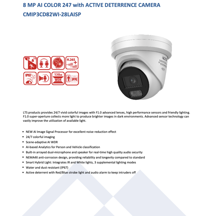 LTS CMIP3CD82WI-28LAISP