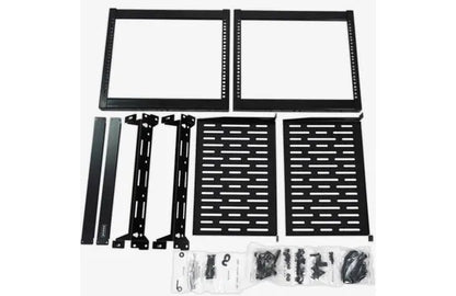 Sanus CFR1610-B1 10U AV Rack Stackable Open Frame Rack
