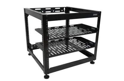 Sanus CFR1610-B1 10U AV Rack Stackable Open Frame Rack