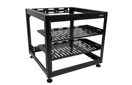 Sanus CFR1615-B1 15U AV Rack Stackable Open Frame Rack