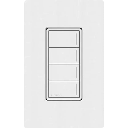 Lutron RadioRA 3 Sunnata RF 4-Button Keypad LUT-RRST-W4B-WH