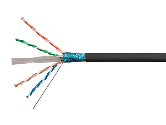 Cat6A Solid Bare Coper UTP Riser 1000' Spool