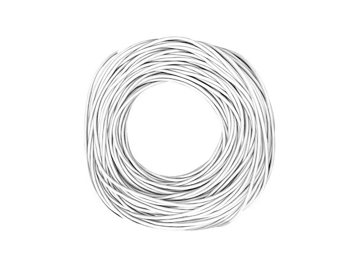 Cat5E 350 MHz 24 Awg Solid CMR 1000' Box - White