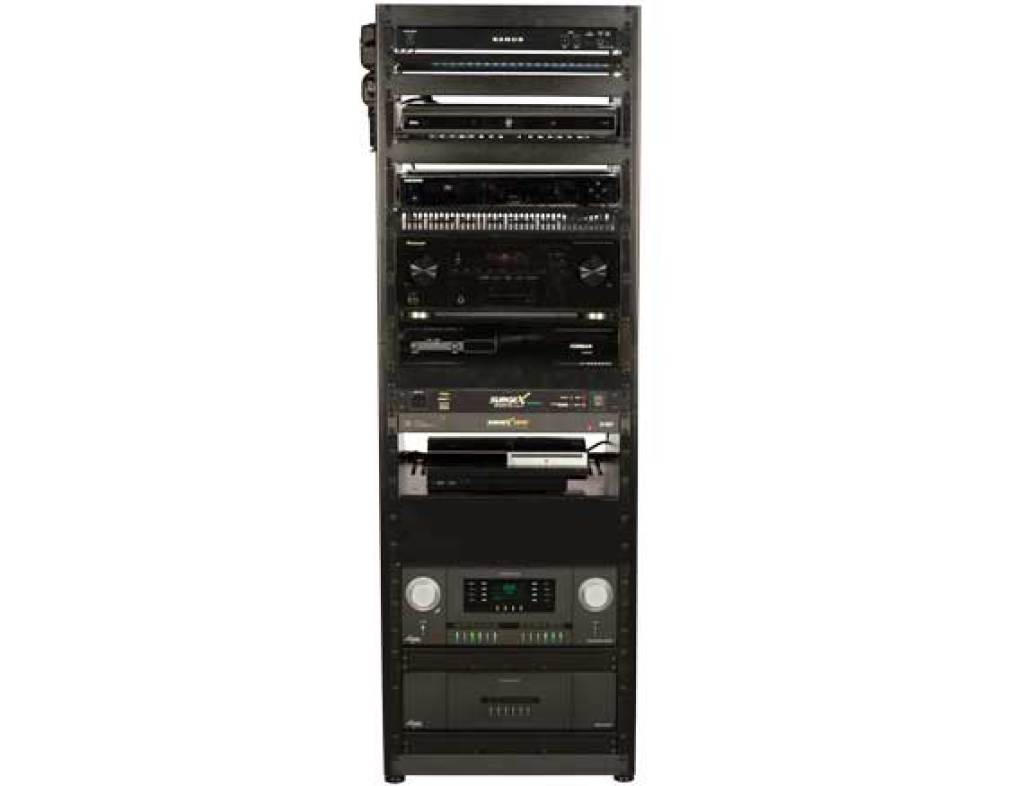 Sanus CFR1620-B1 20UAV Rack Stackable Open Frame Rack