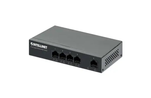 Intellinet 5-Port Gigabit Ethernet PoE+ Switch