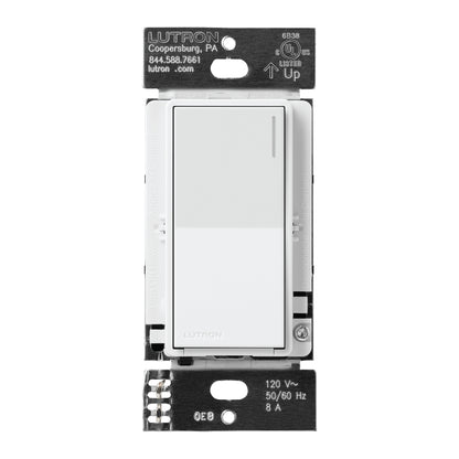 Lutron RadioRA 3 Sunnata RF Neutral Switch LUT-RRST-8ANS-WH