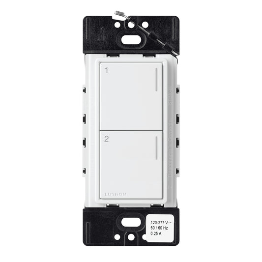 Lutron RadioRA 3 Sunnata RF 2-Button Keypad LUT-RRST-W2B-WH