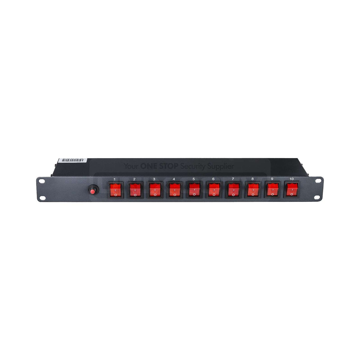 Rack Mount Power Strip with 10 Individual Switches