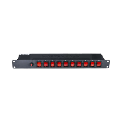 Rack Mount Power Strip with 10 Individual Switches